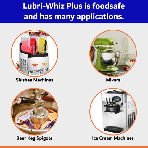 Lubri-Whiz Plus, Food Grade Grease, O-Ring Lubricant, Food Safe Machine Lubricant, 1 X 4 Ounce Tube, By Billy Buckskin Co. #TOP3