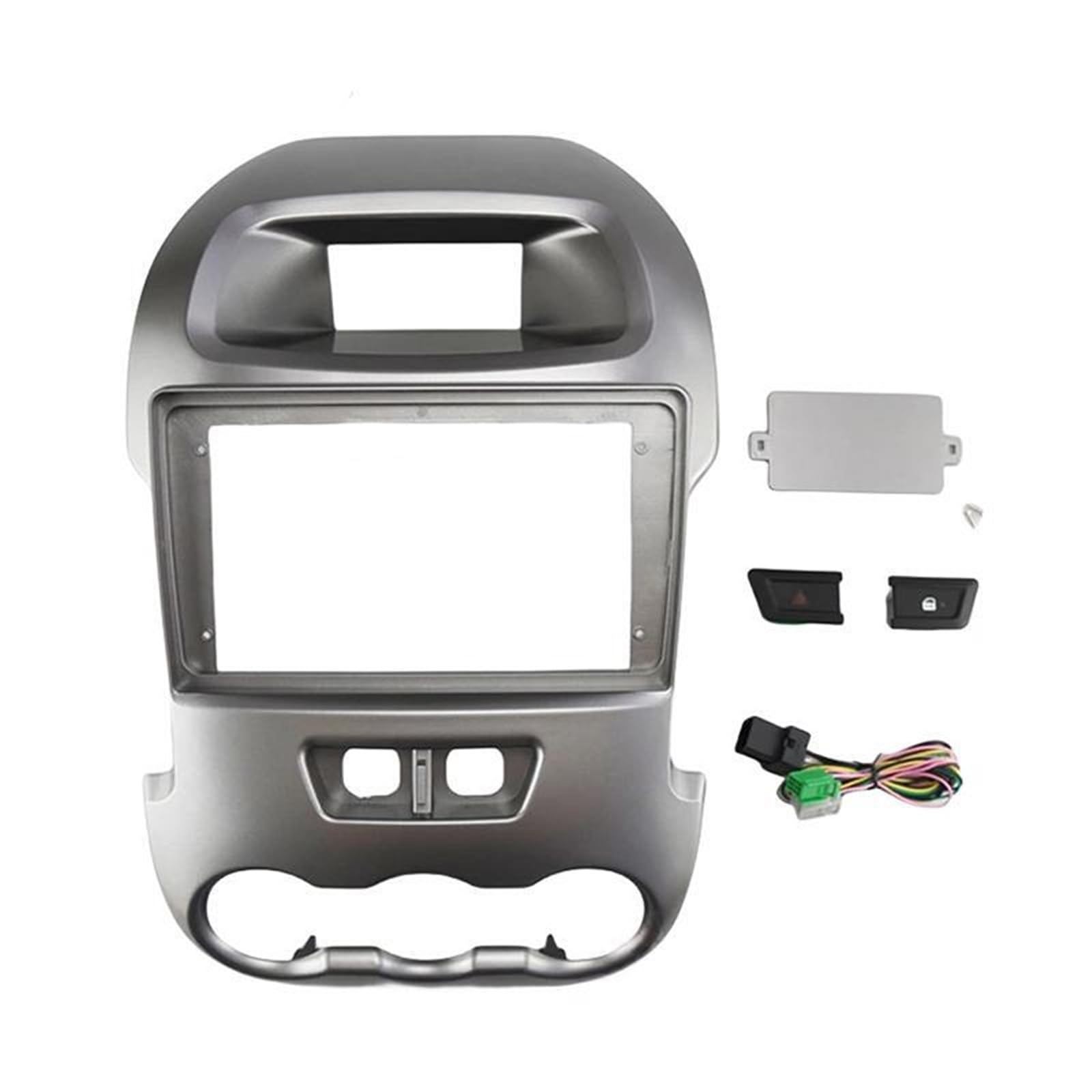 Samochodowe ramki montażowe 2 Din Car Dvd Frame Fit For Ford Ranger 2011-2015 Radio Fascia Player 9 Inch DVD Panel