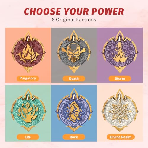 Byhoo Magnetic Metal RPG Badge, Opposites Collection: Purgatory Emblem - image 2