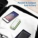 Power Strip with USB, POWERADD Mini Travel Power Strip Surge Protector with 2 AC outlet & 2 Smart USB Charging Ports, Wrapped Extension Cord with Flat Plug - UL Listed