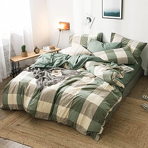 Housse de couette coton lavé sans repassage pour en finir avec les plis de lit
