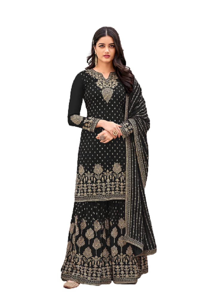 GenericHeni Fashion Indian/Pakisatni Party/Wedding Wear Readymade Sharara Salwar Kameez/Salwar Suit for Women