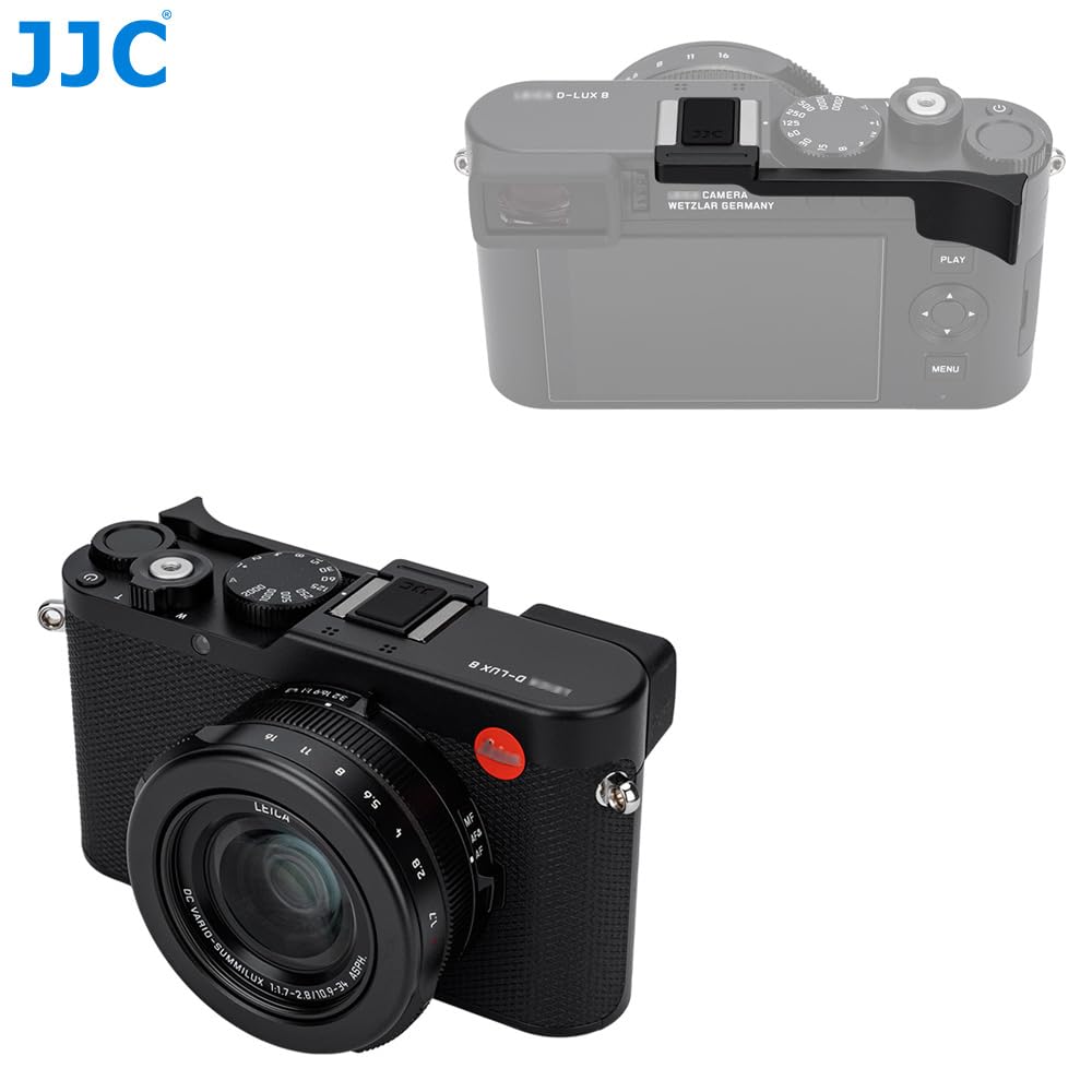 JJC Griffe en métal antidérapante pour Appareil Photo Leica D-Lux 8 pour Un Meilleur équilibre