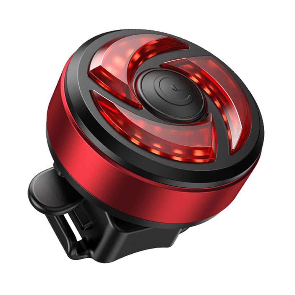 Luci Posteriori per Biciclette Luci di Stop Luci A Induzione Luci Lampeggianti di Ricarica USB Indicatori di Direzione Automatici Intelligenti