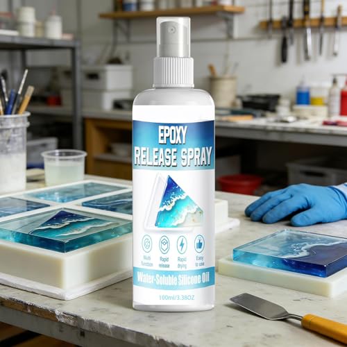 Evita que tus moldes se rompan con este spray de desmoldeo de silicona de 100 ml 4