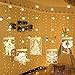 Produktbild JUNMAONO Weihnachtsbeleuchtung Laternenlichter Lichterkette Wasserdicht Lichterkettenvorhang Lichterkette Deko Lights Leuchte für Innen Außen Weihnachten Halloween Hochzeit Party (5PCS)