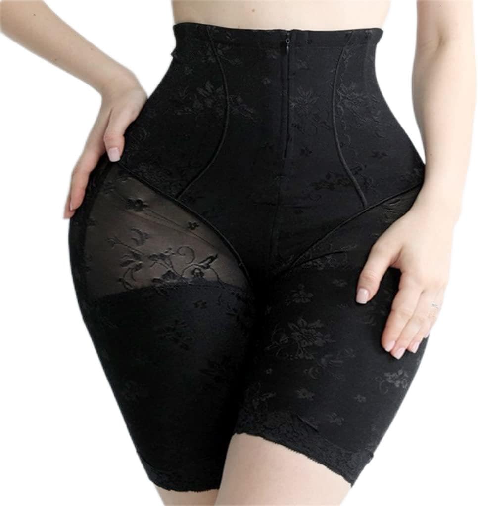 ZR98US Slimming Pants Lace Body Shapers with Zipper Double Control Panties Girdles Dress Butt Lifter High Waist Trainer