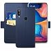 Produktbild YATWIN Handyhülle für Samsung Galaxy A20E Hülle Premium Leder Flip Case Schutzhülle für Samsung Galaxy A20E Tasche, Blau