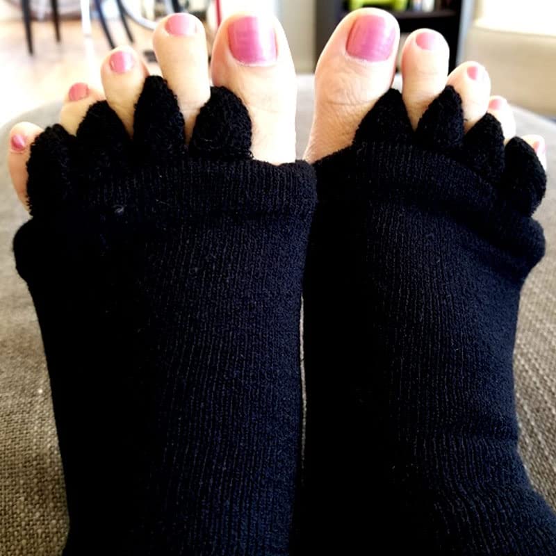 Image of AIBEARTY 1 Pair Yoga Sport Gym Five Toe Separator Socks