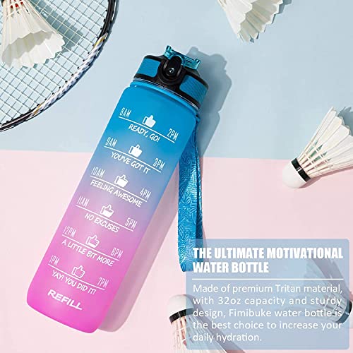 Image of ZUDELLA Silicone Water Bottle-1 Litre Motivational Time Marker-Leak Proof Durable BPA-Free Non=Toxic Water Bottle=(Pack of 1 Multicolor)