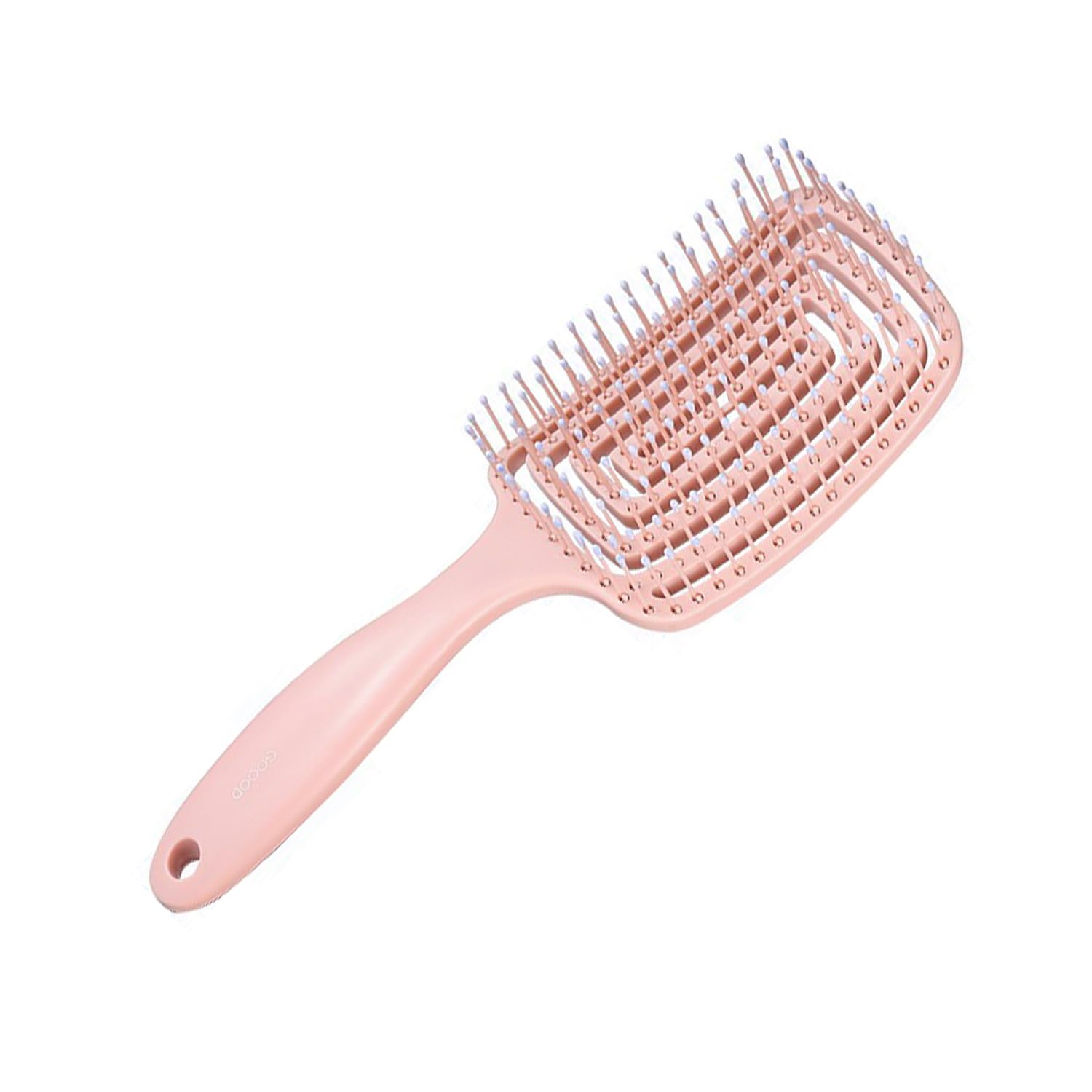 Detangling Hair Brush for Women & Men, Detangle Hairbrush with Soft Pin Bristles for Curly Straight, Long Hair
