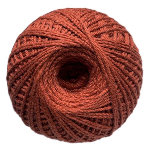 Crochet Now |100% Baby Cotton Thick Yarn 4 Ply (150 Grams) in Balls Goes with 3.5mm Hook for Crochet/Knitting Craft Projects((Brick) - Image 3
