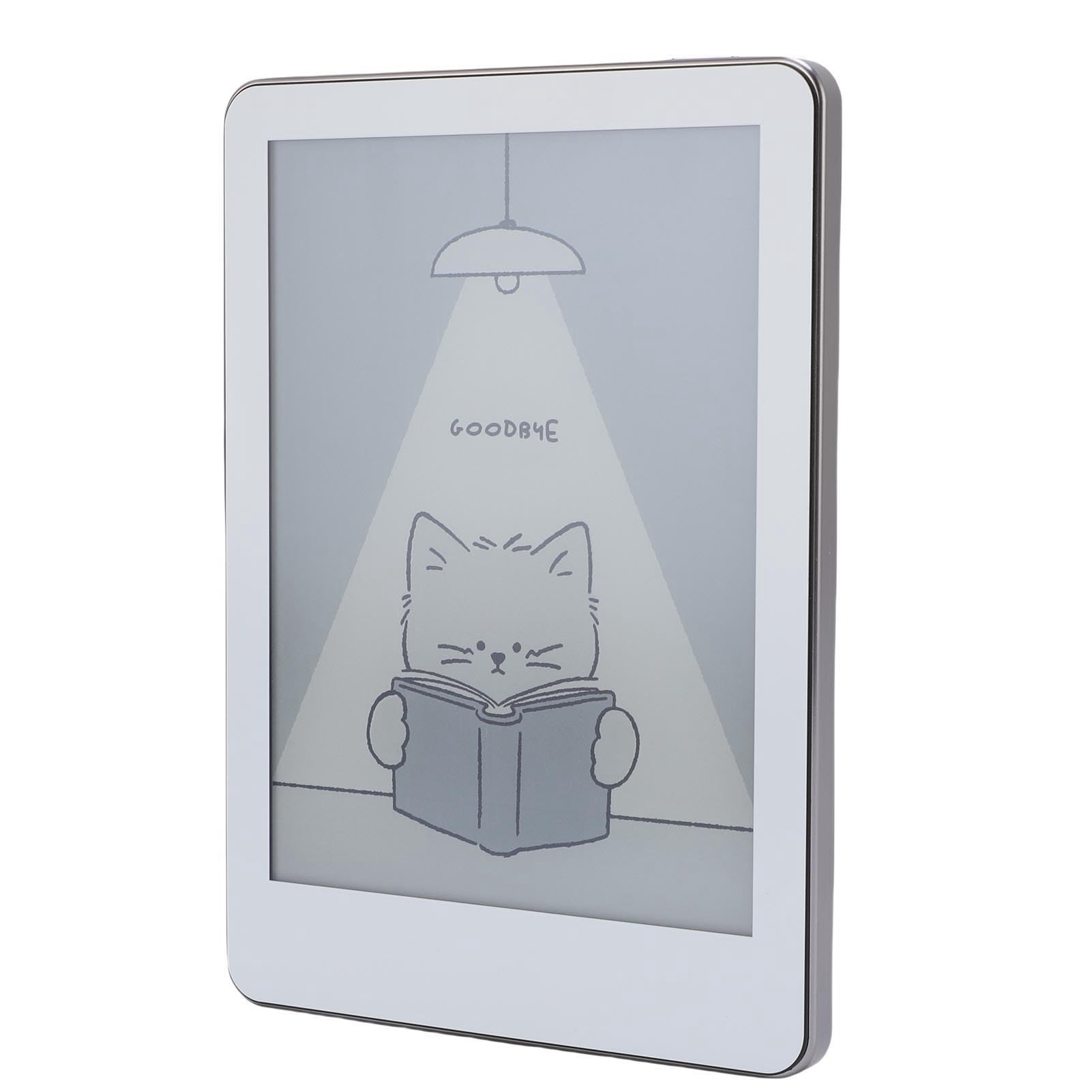 Fabater E-Paper-Reader, Kompakter 6-Zoll-300-PPI-Touchscreen mit Schutzhülle für Tägliche Leser und Lernbegeisterte (White)