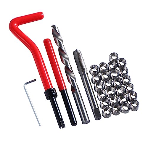 Zerodeko 30pcs Repair Tools Professional Thread Repair Kit for Stripped Threads Inserts Durable Practical