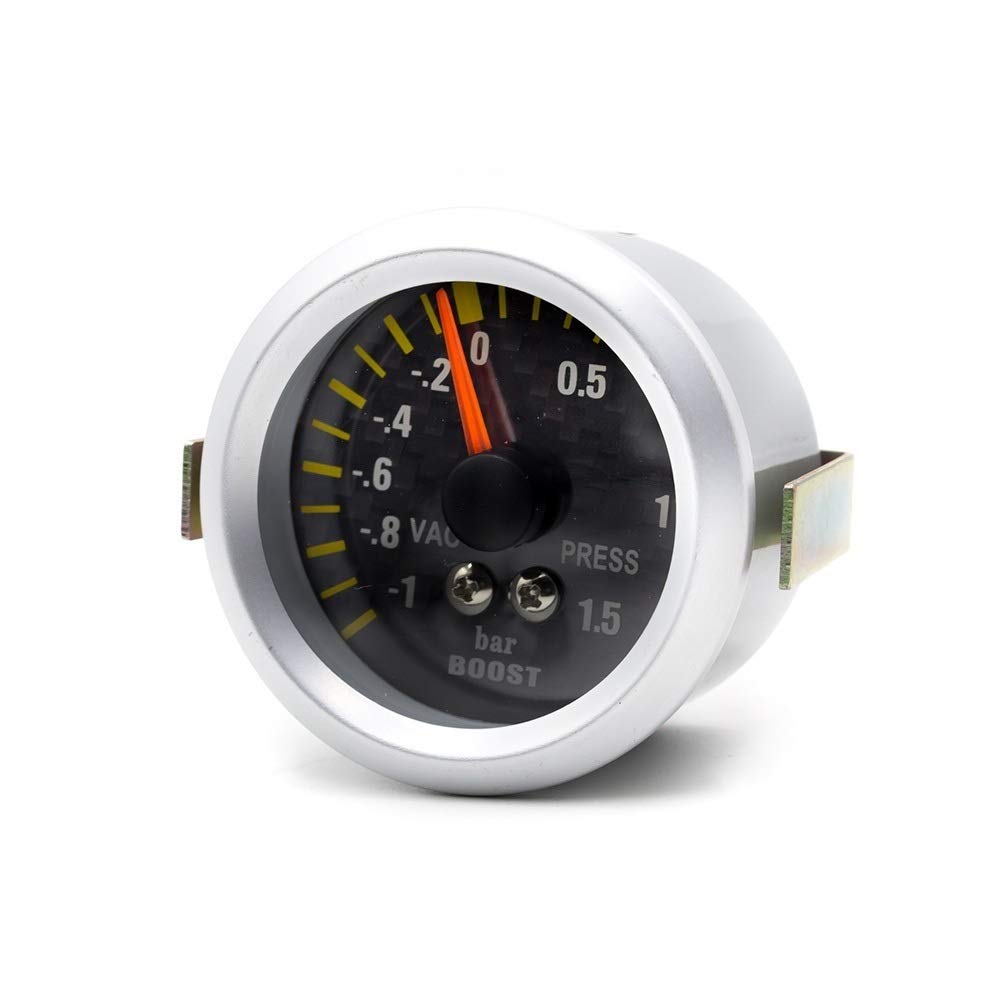 52mm Bar Turbo Wzmocnienie Wskaźnik Miernik Samochodowy Maszyny Car Carbon Face Boost Meter Do laboratorium