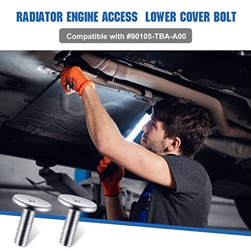 Tallew 18 Pcs Lower Engine Cover Pin Screw Radiator Engine Access Cover Pin Clips Lower Cover Bolt Engine Splash Shield Hardware Fastener Clips For Vehicle Compatible With Honda Civic Accord Crv Acura #TOP4