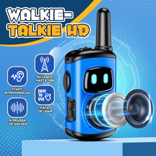 Miniatura 2 de Dislocati Walkie Talkie Niños, Juguetes Para Niños Niña 3-9 Años Prismáticos Niños Regalos Para Niños De 3-9 Años Juegos Exterior Niños Jardin 3-9 Años Binoculares Niños Kit Explorador Niños