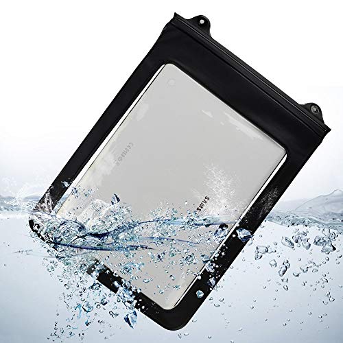 Waterproof Tablet Case Dry Bag Pouch For Ipad Air 10.9 / Ipad Pro 11 / Ipad 10.2 Samsung Galaxy Tab A8 10.5" Tab S8 S7 11 / Tab A7 S6 Lite 10.4" Microsoft Surface Go 2 10.5" / Tablet Up To 11.5",Black #TOP6