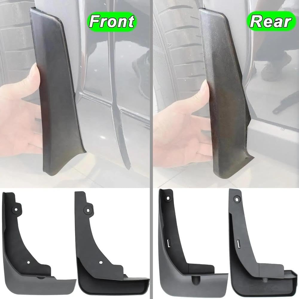 Auto Parts 4X Car Mud Flaps Guards for Toyota Corolla Cross 2020 2021 Mudflaps Splash Guard Protection Mudguards Car Accessories