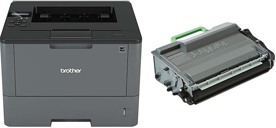 Brother HL-L5000D - Impresora láser profesional monocromo (250 hojas, 40  ppm, USB 2.0, doble cara automática) + Brother TN3480 - Tóner negro (8.000  páginas según ISO/IEC 19752) : Amazon.es: Informática