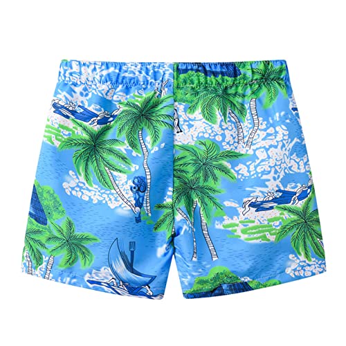 Shorts esportivos com estampa floral infantil para meninos e meninas shorts de praia para meninas ta