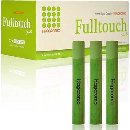 Amazon 羽衣 Hagoromo フルタッチチョーク黄緑色72本入 Fulltouch Yellow Green Chalk 72pcs 並行輸入品 チョーク 文房具 オフィス用品