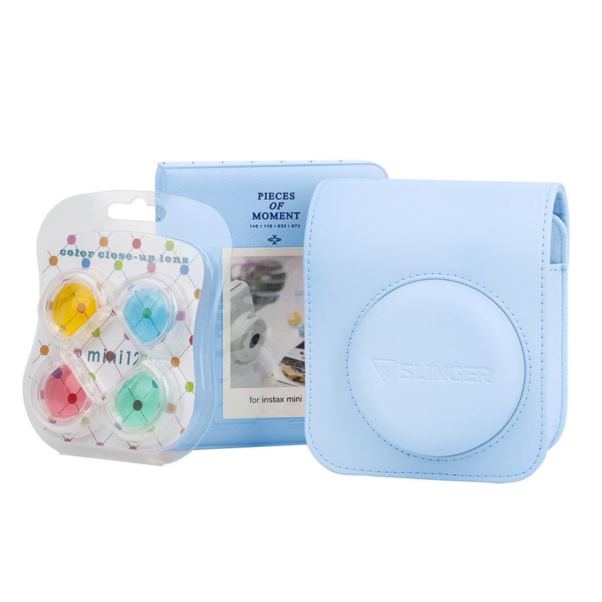 Slinger FujiFilm Instax Mini 12 Accessory Kit, Pastel Blue