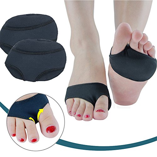 XEMZ Cojín para el antepié, antidolor plantillas para pies, protector de gel para los dedos de los pies, protector de media suela de danza, bola metatarsal de silicona para el pie de las almohadillas Cover