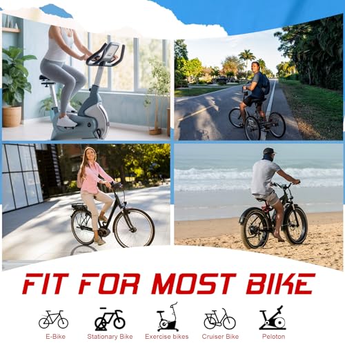 Image of BUCKLOS Wide Bike Seat for Men Women Ebike Seats Comfort Extra Large Comfortable Bicycle Seats Saddle for Ebike /Crusier /Exercise /Peloton Bike