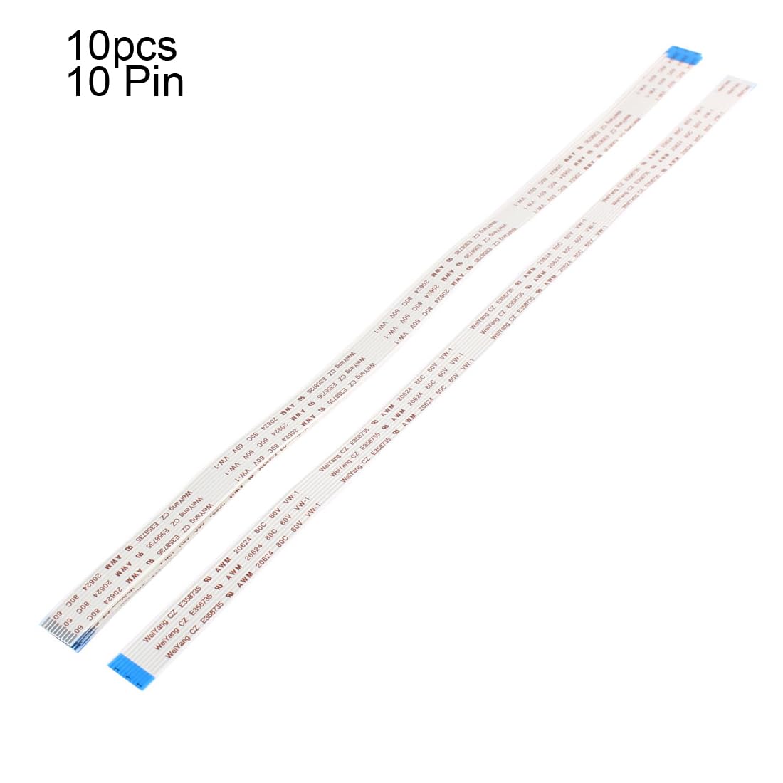FFC FPC Cable - 10 Pin, 300mm, 1.0mm Pitch -2 FFC FPC Cable - 10 Pin, 300mm, 1.0mm Pitch -2