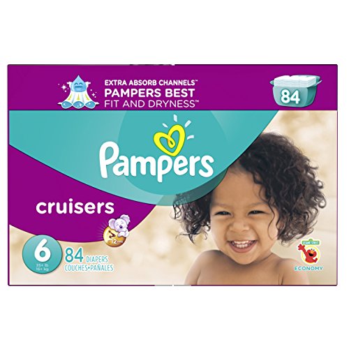 Pampers Size 6 Cruisers Diapers, 84 Count