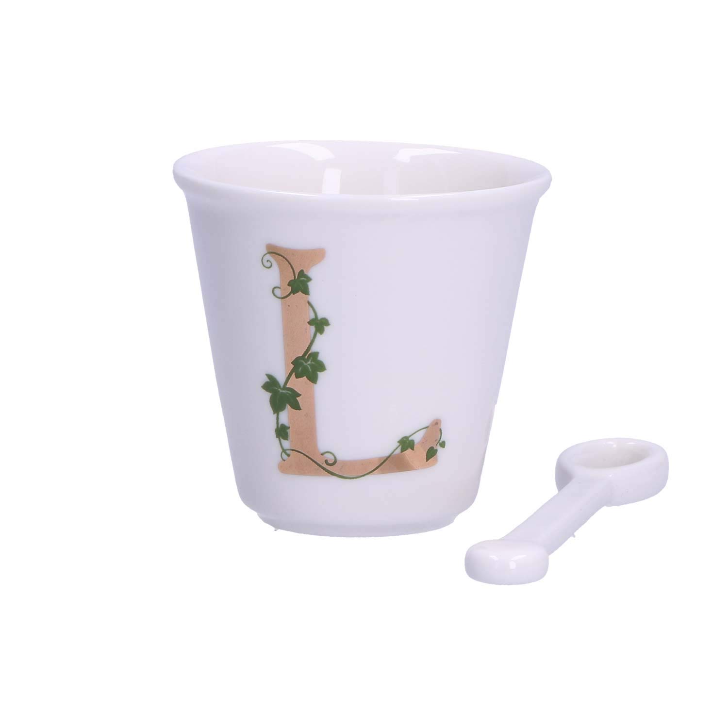 Trade Shop - Cucchiaini Di Porcellana Bianca 6 Pz Cucina Cucchiaino Caffè Idea Regalo - | Leroy Merlin