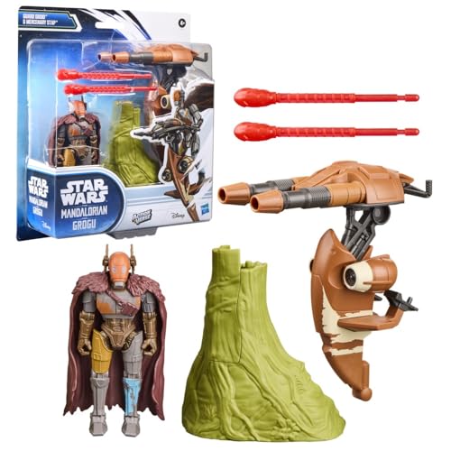 STAR WARS ActionVerse Guard Droid & Mercenary STAP, Action Figure & Vehicle, The Mandalorian & Grogu Toys for Boys & Girls Ages 4+ by STAR WARS - Used condition - Image 3