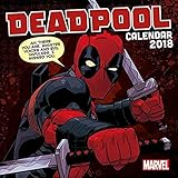 Diseñados con 12 o 16 meses Pyramid C18033 - Calendario 2018 con diseño Deadpool, 30 x 30 cm