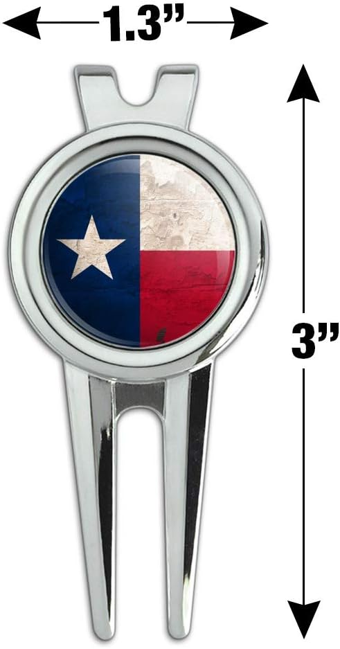 review GRAPHICS & MORE Rustic Texas State Flag Distressed USA Golf Divot Repair Tool and Ball Marker