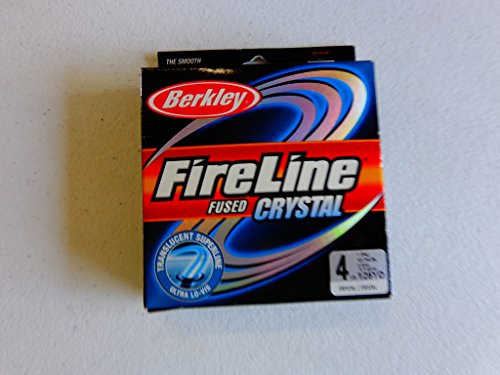 Berkley Fireline Fused Crystal Superline 125 Yd Spool(4/1-Pound,Crystal)
