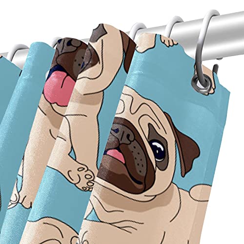 Rideau de douche carlin imperméable pour éviter les éclaboussures - 6
