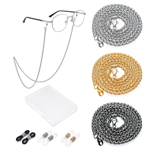 Image of Eyeglass Chain for Women Stylish,Stainless Steel Glasses Strap for Men Women,Eye Glasses Holders Around Neck