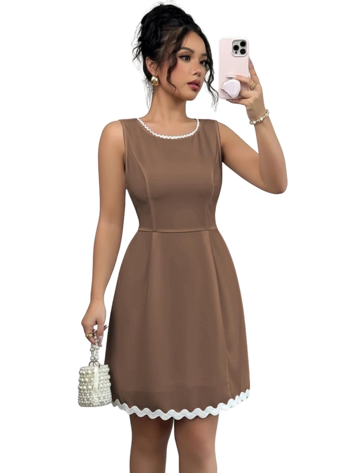 A-line One Piece Dress – Stylish Midi Party Dress for Women | Summer Casual Wear for Events, Date & Evening Look Western Stylish Bodycon Dresses-image-49