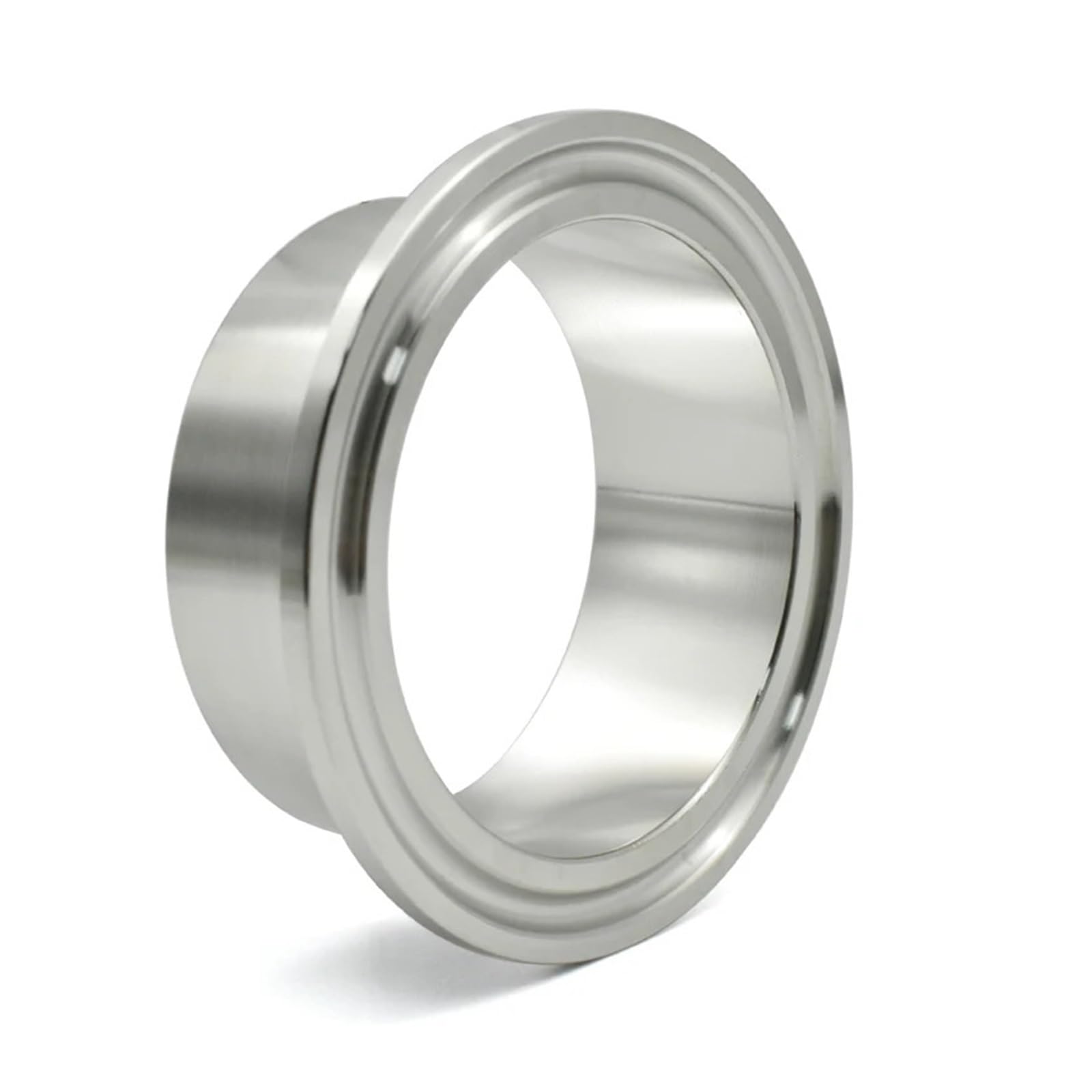12.7-108mm 0.5 "0.75" 1 "2" 3 "4" SS304 Stainless Steel Clamp Joint Quick Flange Chuck End Welded Pipe Fitting(63mm Ferrule77.5)