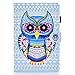 Produktbild Vkooer Hülle für Samsung Galaxy Tab S8 2022 / S7 11'' 2020 Schutzhülle SM-X700 / X706, SM-T870 /T875 PU Leder Stand Cover Tasche Case mit Auto Schlaf/Wach und Kartentasche, Color owl