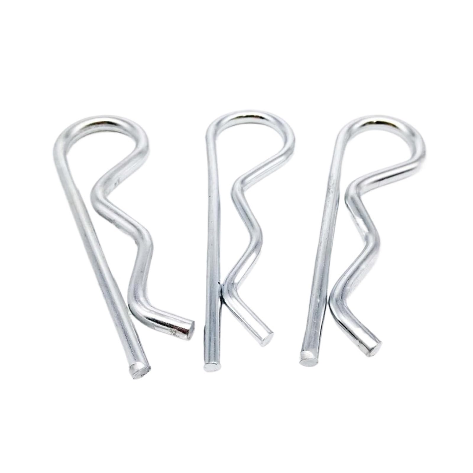 Perno a molla con apertura a R, 5-50 pezzi di coppiglie elastiche in acciaio tipo R(5pcs 3x50mm)