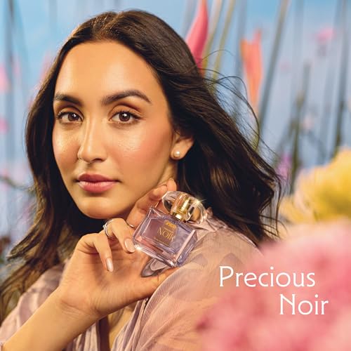 Image of Nykaa Moi Precious Noir Eau De Parfum for Women, Freesia & Apple Scent, 30ml