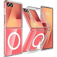 Amazon.co.jp: Galaxy Z Flip7 ケース 【MagSafe対応】 Hensinple 透明