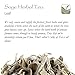 Sage Organic Culinairy Leaves - Gourmet Spice Direct From artisan farmers For Cooking - Salvia officinalis - Organic Sage Leaves Dried Sage Leaf Tea Sage Herb Dried Leaf Sage Spice Sage Dry Herb
