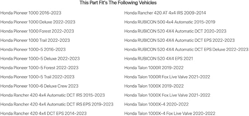Miniatura 3 de Tusk Filtro de aceite de primera línea para Honda Rubicon 520 4X4 Automatic DCT 2020-2023