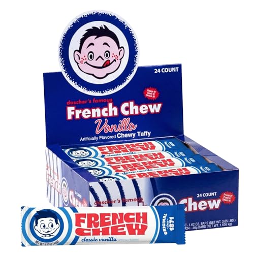 French Chew Taffy sabor vainilla, pack de 24 miniatura 1