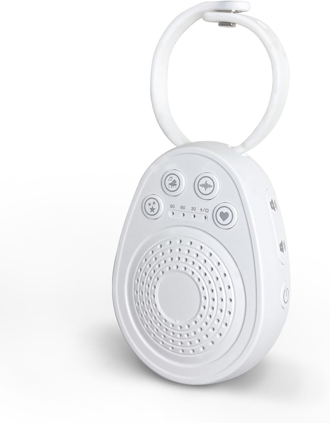 White Noise Machine, Weißes Rauschen Machine für Baby Erwachsene, 20 Beruhigende Klänge, 3 Timer-Einstellungen, 1000mAh USB, Babygeschenke, Tragbares Schlafhilfe Soundmaschine für Home Office