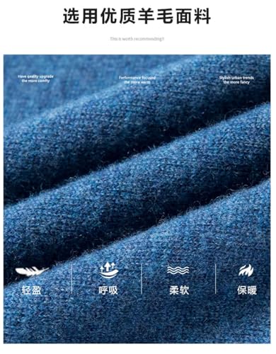 Men V-Neck Sleeveless Cashmere Solid Color Cashmere Slim Fit Knitting Sweater Vests2