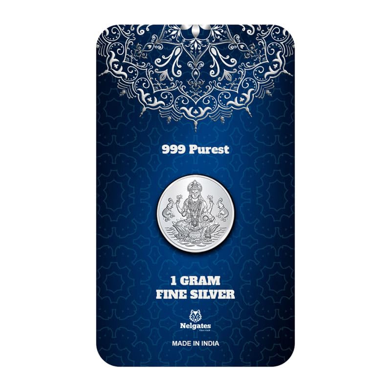 Nelgates Pure Silver coin 1gram 999purity Goddess laxmi gift for all occasions for men and women (B0DB2FP7W6) Amazon Price History, Amazon Price Tracker